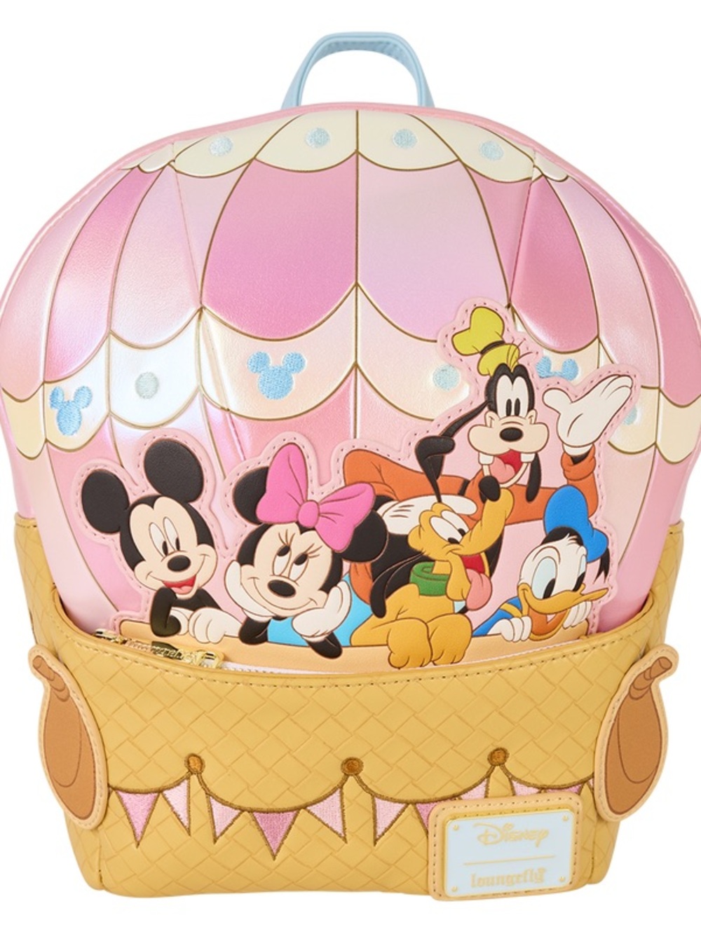 LoungeFly Mickey & Friends Hot Air Balloon Mini Backpack